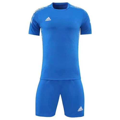 Customize Team Soccer Jersey Kit (Shirt+Short) Blue - 720 