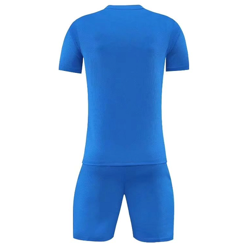 Customize Team Soccer Jersey Kit (Shirt+Short) Blue - 720 