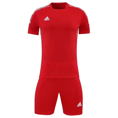 Customize Team Soccer Jersey Kit (Shirt+Short) Red - 720 