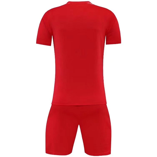 Customize Team Soccer Jersey Kit (Shirt+Short) Red - 720 
