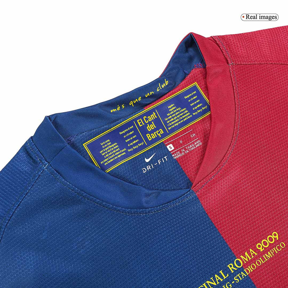 Retro Barcelona UCL Final Home Jersey 2008/09 