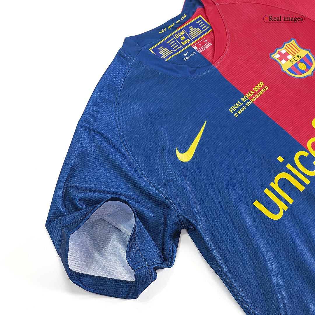 Retro Barcelona UCL Final Home Jersey 2008/09 