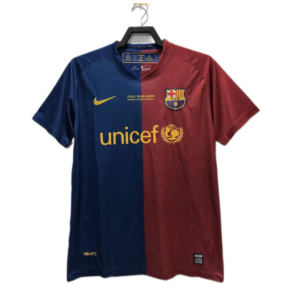 Retro Barcelona UCL Final Home Jersey 2008/09 