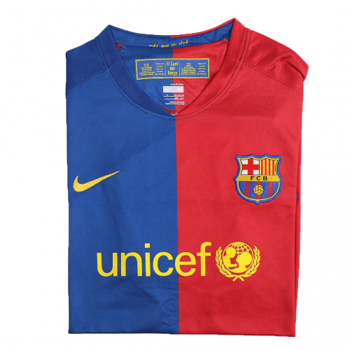 Retro Barcelona UCL Final Home Jersey 2008/09 