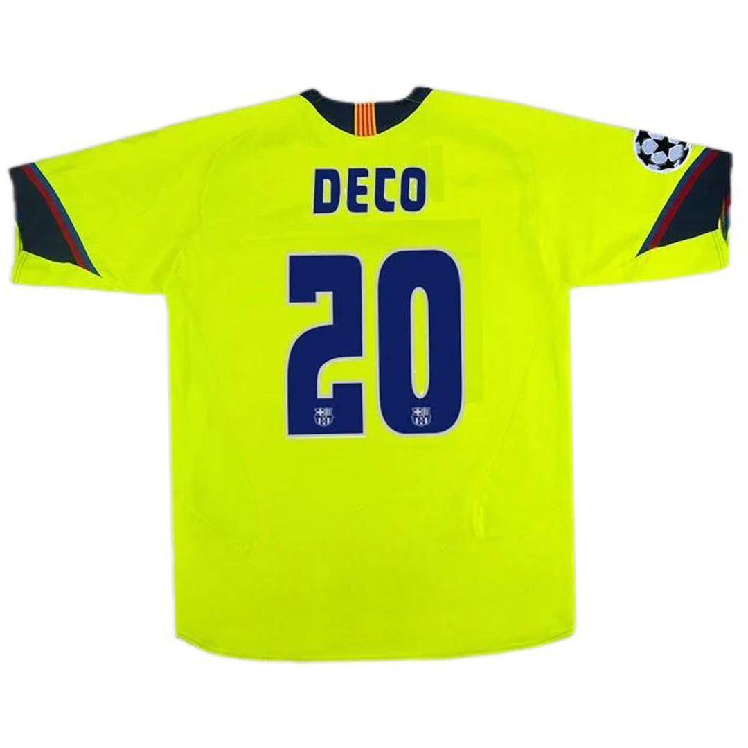 Deco #20 Retro Barcelona Away Jersey 2005/06 
