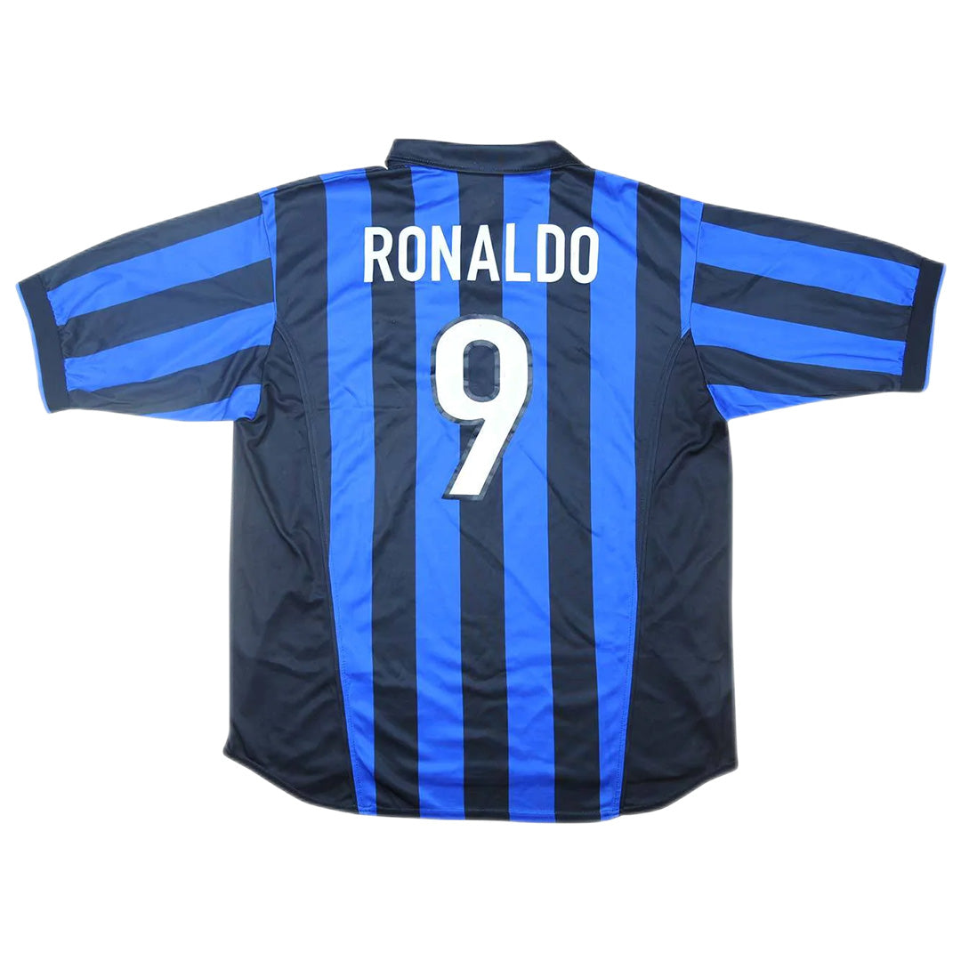Ronaldo #9 Retro Inter Milan Home Jersey 1998/99 