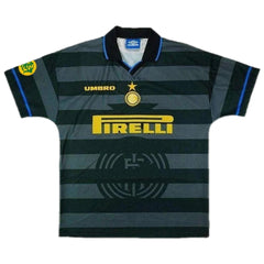 Ronaldo #10 Retro Inter Milan UEFA Cup Away Jersey 1997/98 