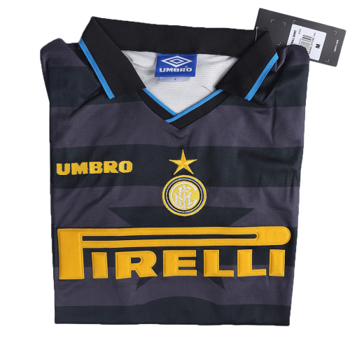 Ronaldo #10 Retro Inter Milan UEFA Cup Away Jersey 1997/98 