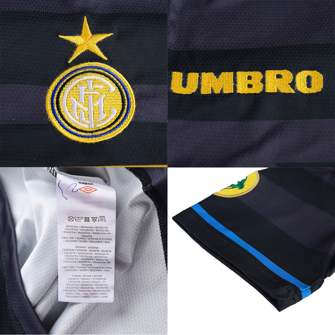 Ronaldo #10 Retro Inter Milan UEFA Cup Away Jersey 1997/98 