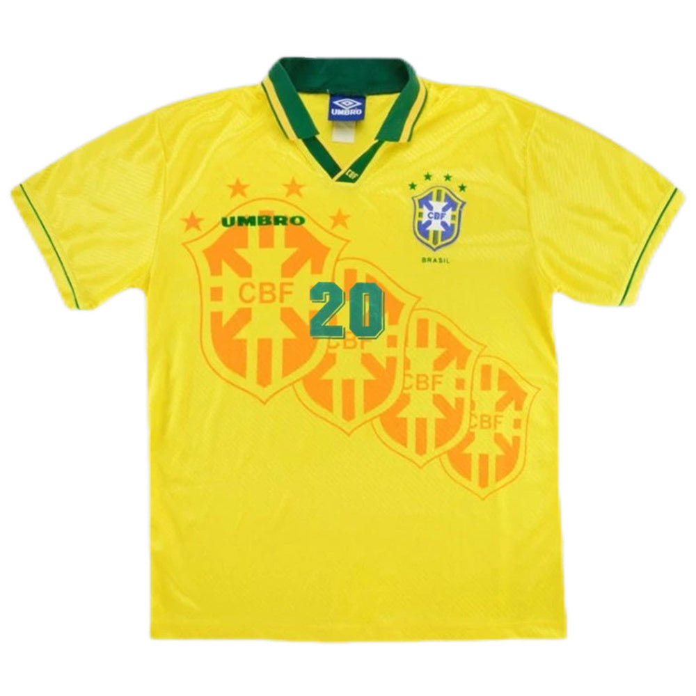 Ronaldo #20 Retro Brazil Home Jersey World Cup 1994 