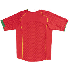 Figo #7 Retro Portugal Home Jersey Euro 2004 