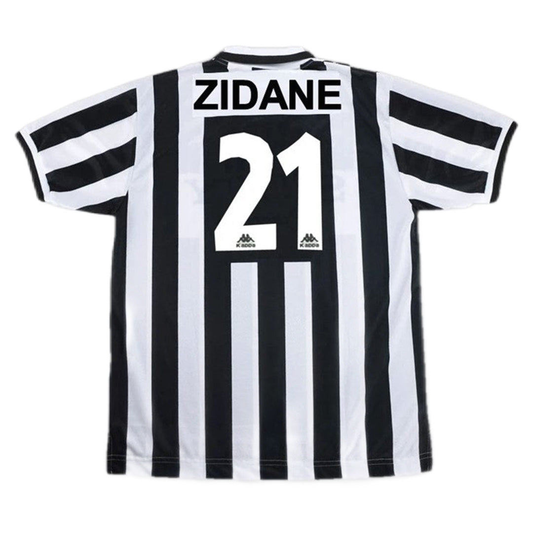 Zidane #21 Retro Juventus Home Jersey 1996/97 