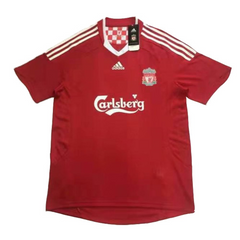 Gerrard #8 Retro Liverpool Home Jersey 2008/09 