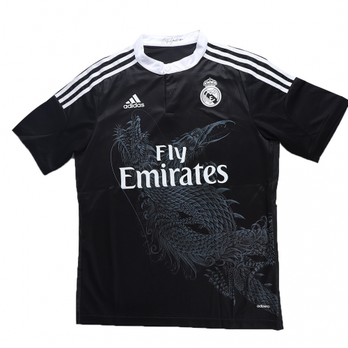SERGIO RAMOS #4 Retro Real Madrid UCL Third Jersey 2014/15 