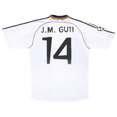 J.M. GUTI #14 Retro Real Madrid Home Jersey 1998/00 