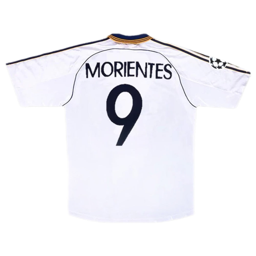 MORIENTES #9 Retro Real Madrid Home Jersey 1998/00 
