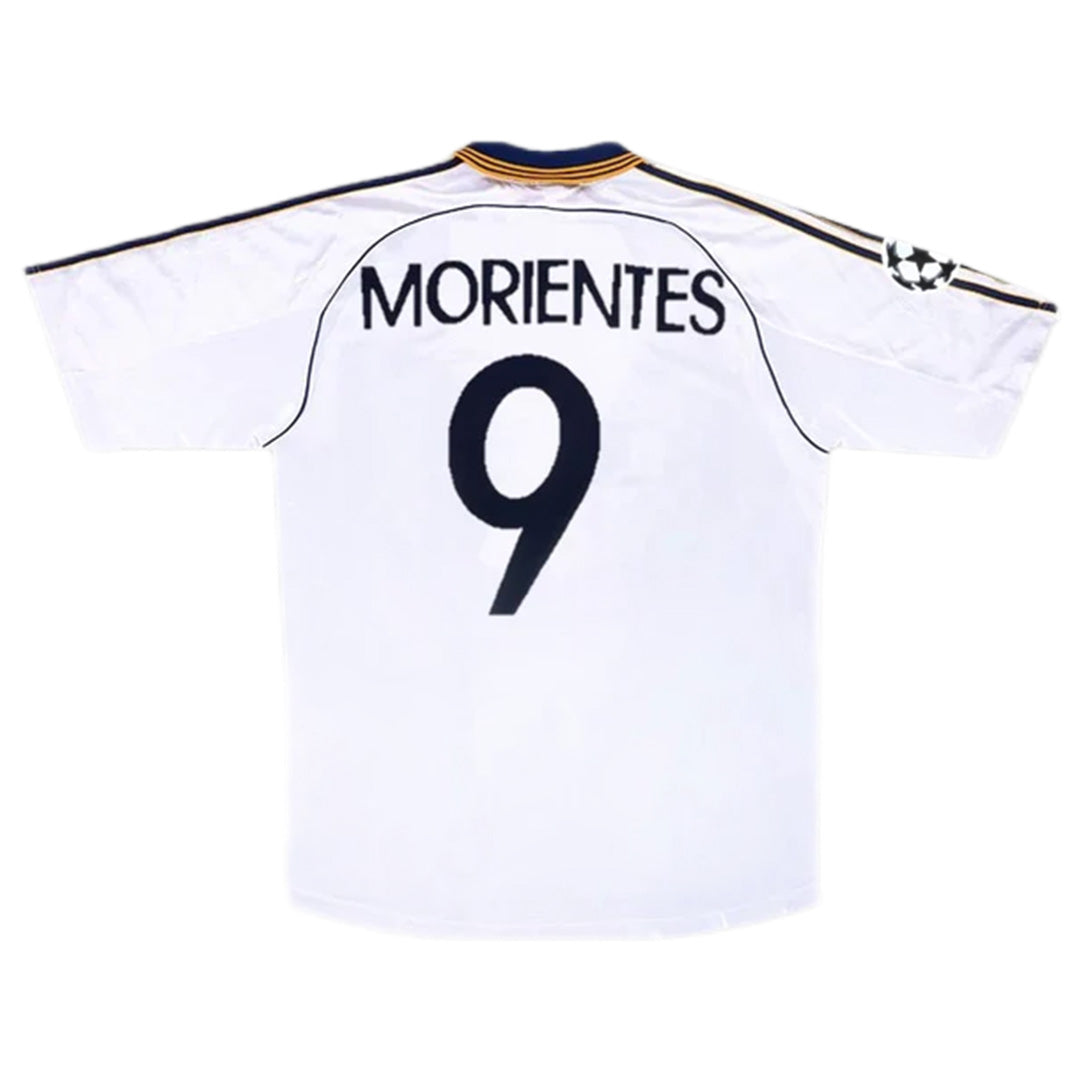 MORIENTES #9 Retro Real Madrid Home Jersey 1998/00 