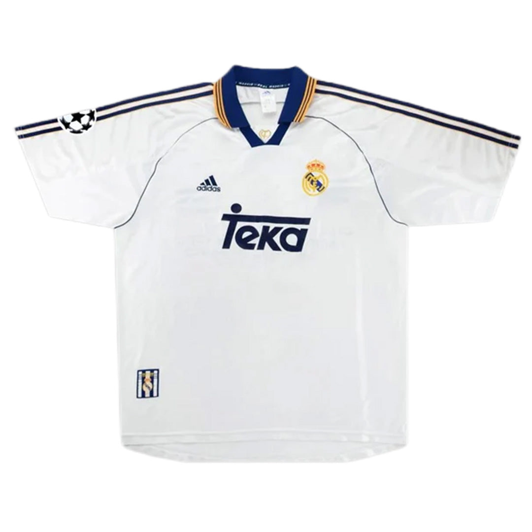 McMANAMAN #8 Retro Real Madrid Home Jersey 1998/00 