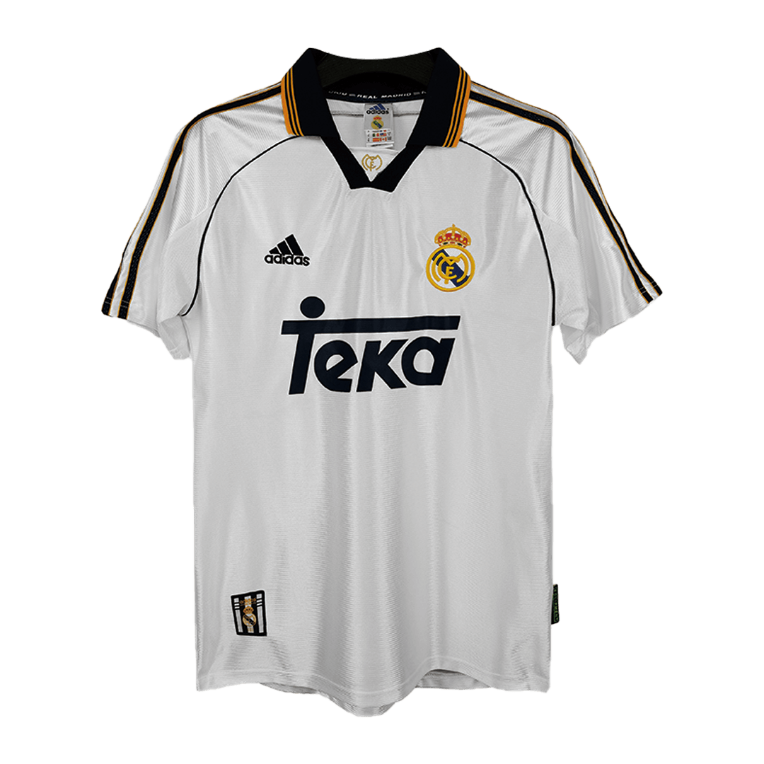McMANAMAN #8 Retro Real Madrid Home Jersey 1998/00 
