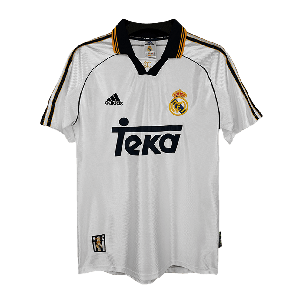 McMANAMAN #8 Retro Real Madrid Home Jersey 1998/00 