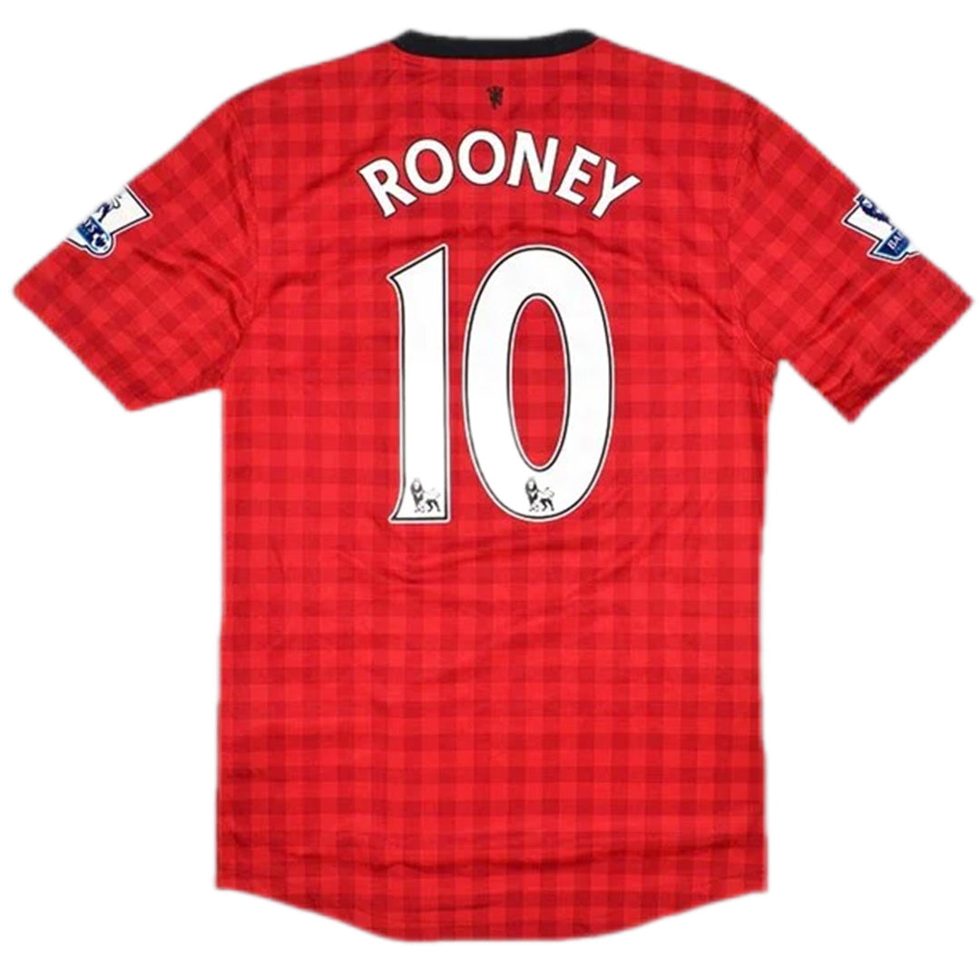 ROONEY #10 Retro Manchester United Home Jersey 2012/13 