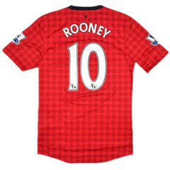 ROONEY #10 Retro Manchester United Home Jersey 2012/13 