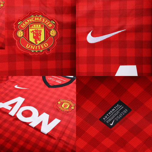 ROONEY #10 Retro Manchester United Home Jersey 2012/13 