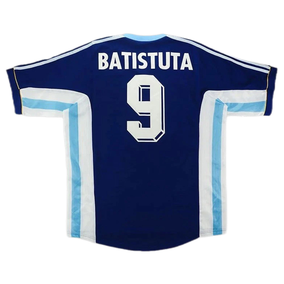 BATISTUTA #9 Retro Argentina Away Jersey World Cup 1998 