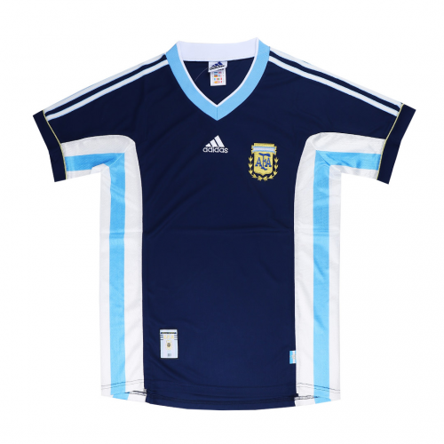 BATISTUTA #9 Retro Argentina Away Jersey World Cup 1998 