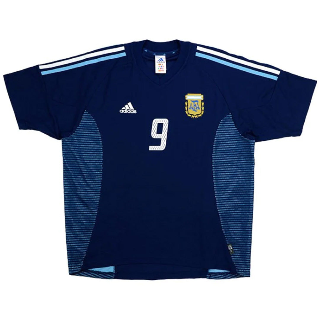 BATISTUTA #9 Retro Argentina Away Jersey World Cup 2002 