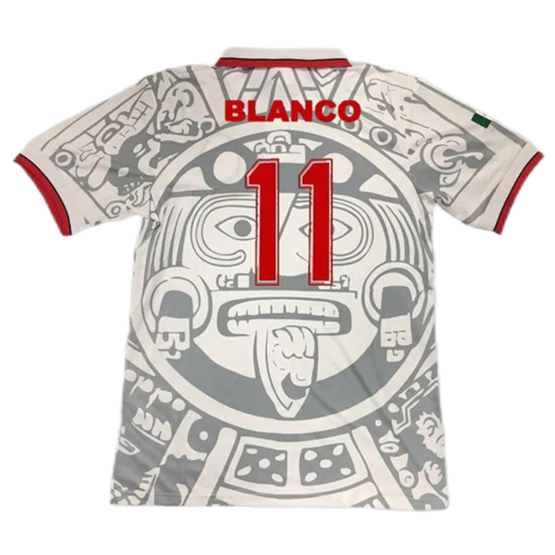 BLANCO #11 Retro Mexico Away Jersey World Cup 1998 