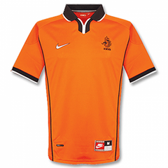 BERGKAMP #8 Retro Netherlands Home Jersey World Cup 1998 