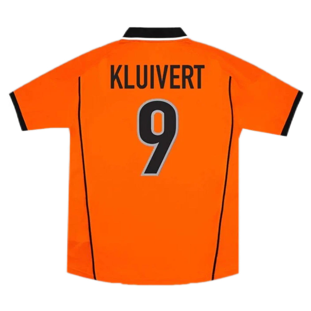 KLUIVERT #9 Retro Netherlands Home Jersey World Cup 1998 