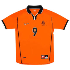KLUIVERT #9 Retro Netherlands Home Jersey World Cup 1998 