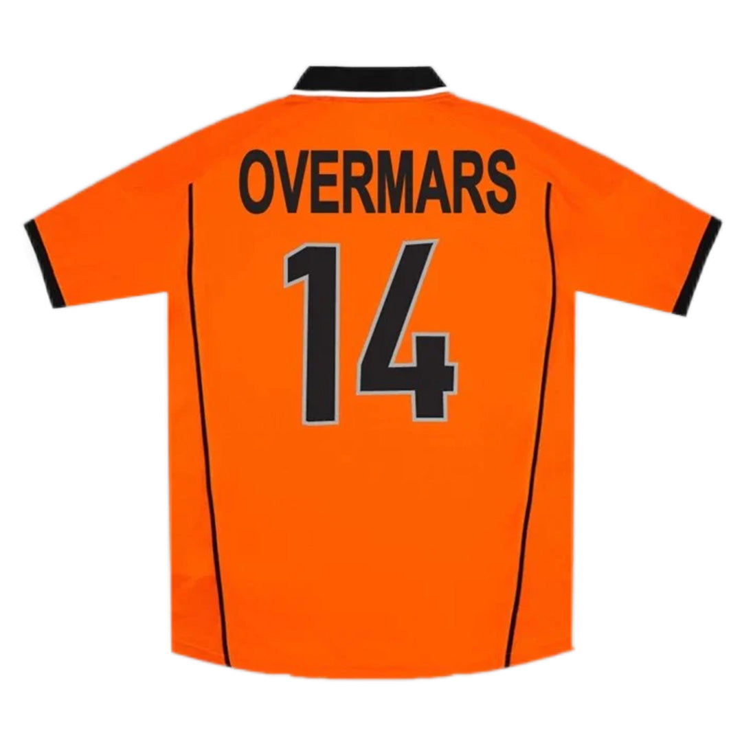 OVERMARS #14 Retro Netherlands Home Jersey World Cup 1998 