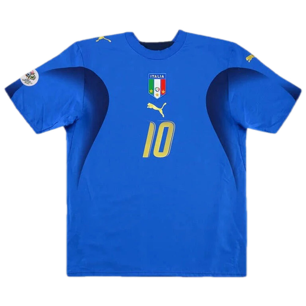TOTTI #10 Retro Italy Home Jersey World Cup 2006 