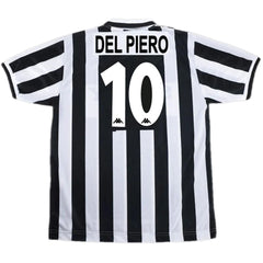 Del Piero #10 Retro Juventus Home Jersey 1996/97 