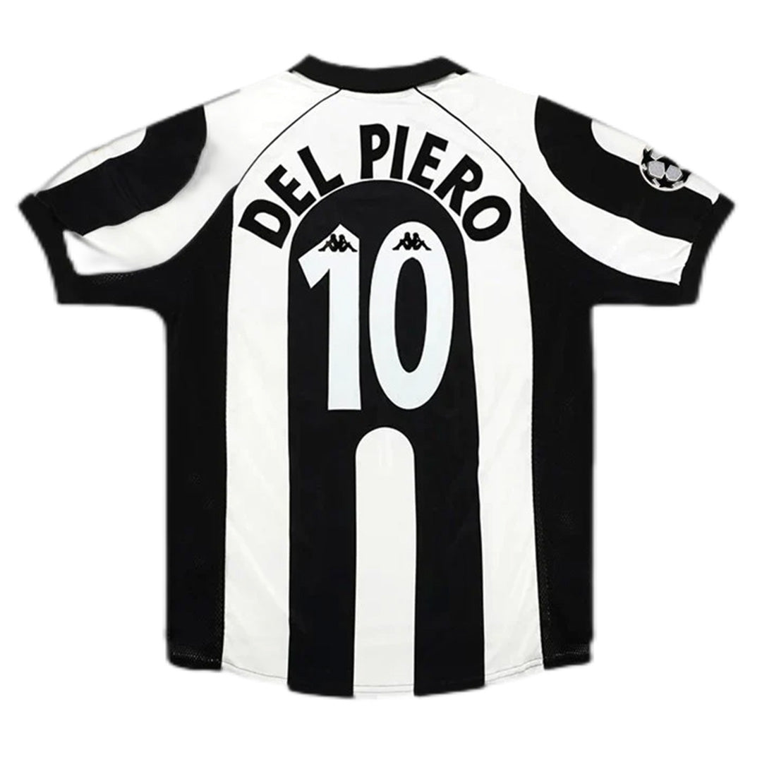 Del Piero #10 Retro Juventus Home Jersey 1997/98 