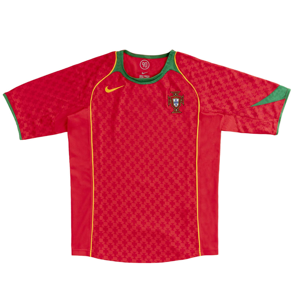 Deco #20 Retro Portugal Home Jersey Euro 2004 