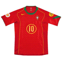 Rui Costa #10 Retro Portugal Home Jersey Euro 2004 
