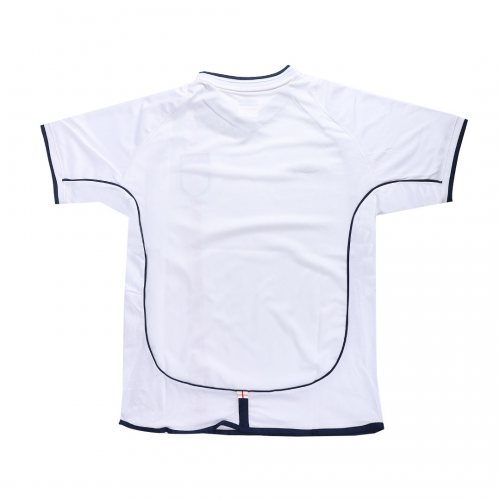 Beckham #7 Retro England Home Jersey World Cup 2002 