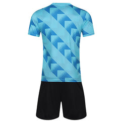Customize Team Jersey Kit(Shirt+Short) Blue 728 