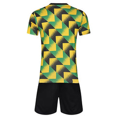 Customize Team Jersey Kit(Shirt+Short) Yellow&Green 728 