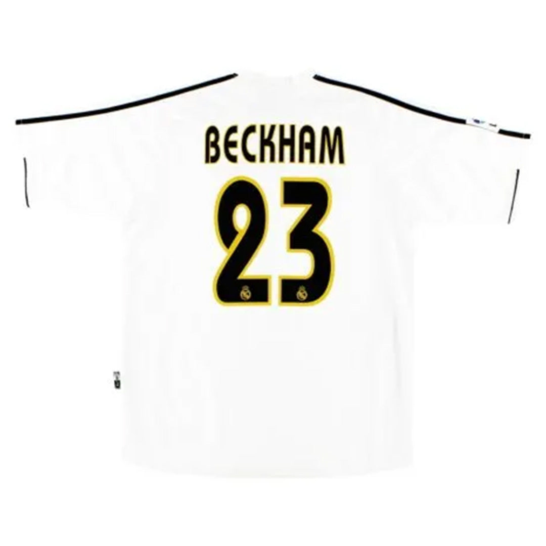BECKHAM #23 Retro Real Madrid Home Jersey 2003/04 