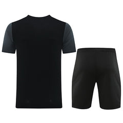 NK-ND03 Customize Team Jersey Kit(Shirt+Short) Black&Gray 
