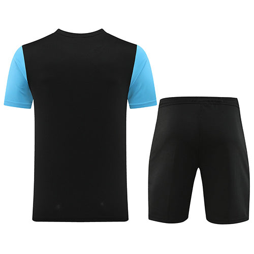 NK-ND03 Customize Team Jersey Kit(Shirt+Short) Blue&Black 