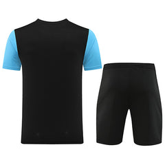 NK-ND03 Customize Team Jersey Kit(Shirt+Short) Blue&Black 