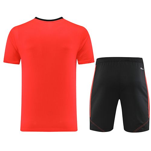 Customize Team Jersey Kit(Shirt+Short) Orange AD02 