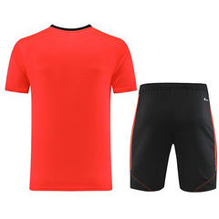 Customize Team Jersey Kit(Shirt+Short) Orange AD02 