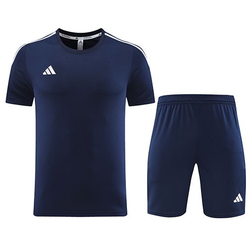 Customize Team Jersey Kit(Shirt+Short) Navy AD02 
